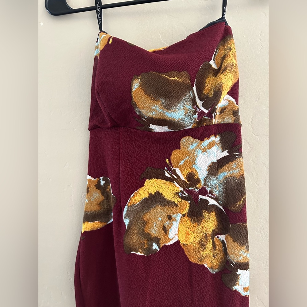Bisou Bisous Strapless Midi Dress 8